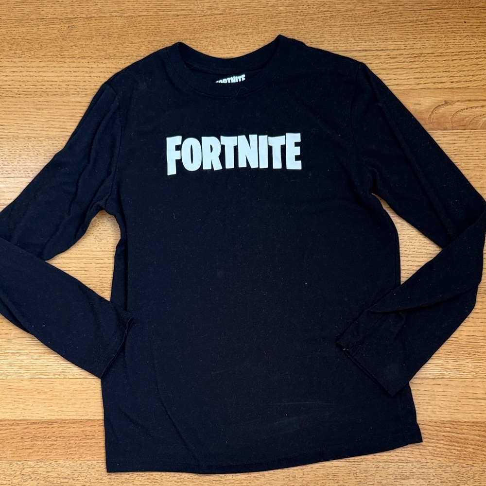 Fortnite Kids Pajama Top in Black